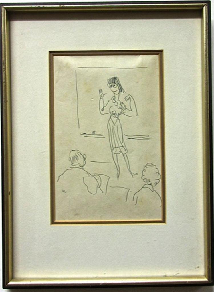 Arthur Lismer (1885-1969) - Fashion Girl