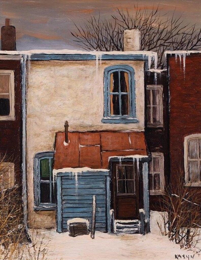 John Kasyn (1926-2008) - Back Of Queen St.; 1982
