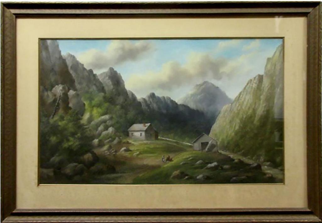 Alfred Worsley Holdstock (1820-1901) - The Willey House - White Mountains