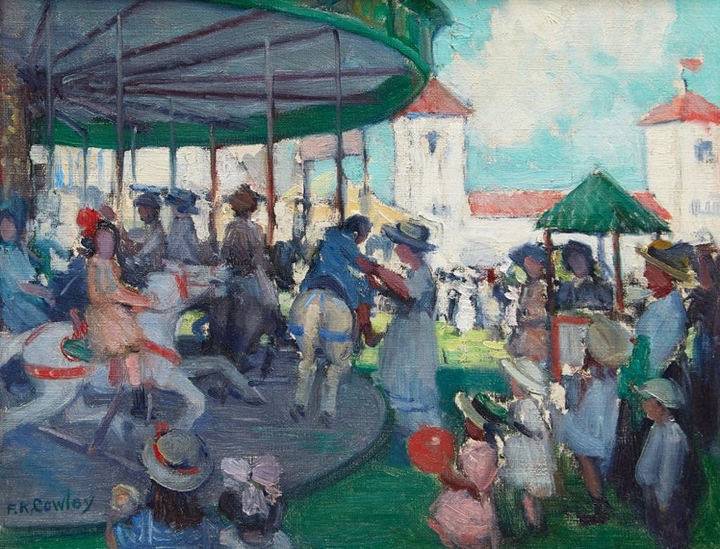 Frederick Kitson Cowley (1884-1931) - A Day at the Fair