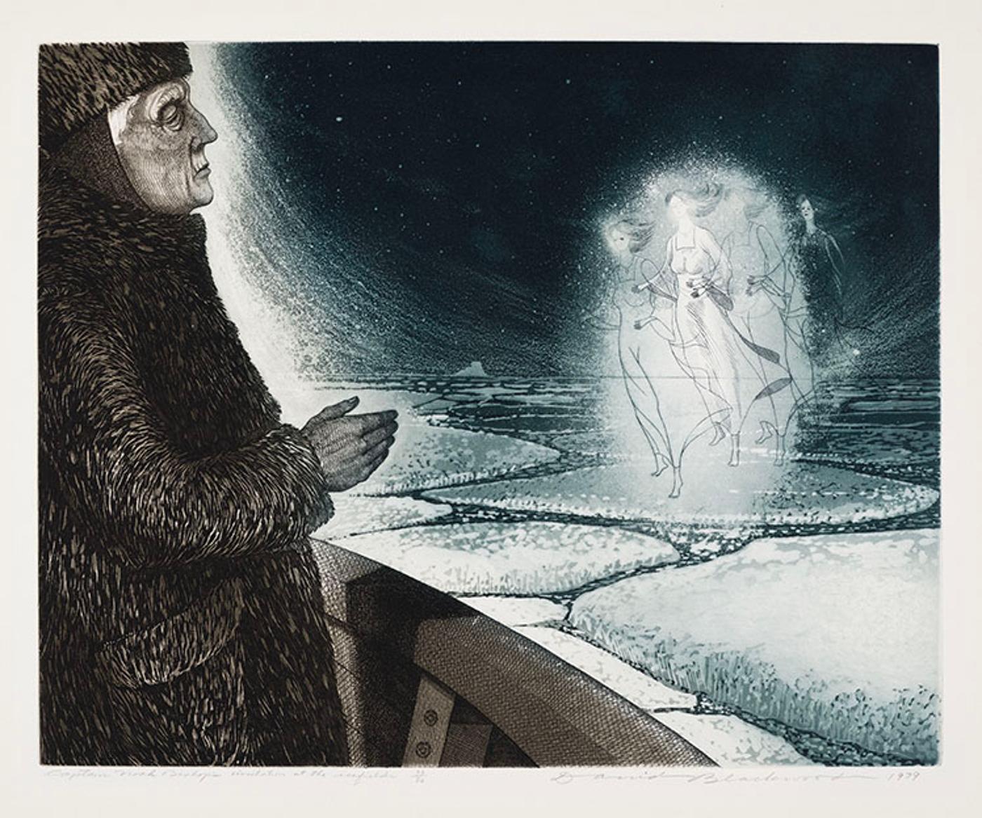 David Lloyd Blackwood (1941-2022) - Captain Noah Bishop’s Visitation at the Icefields