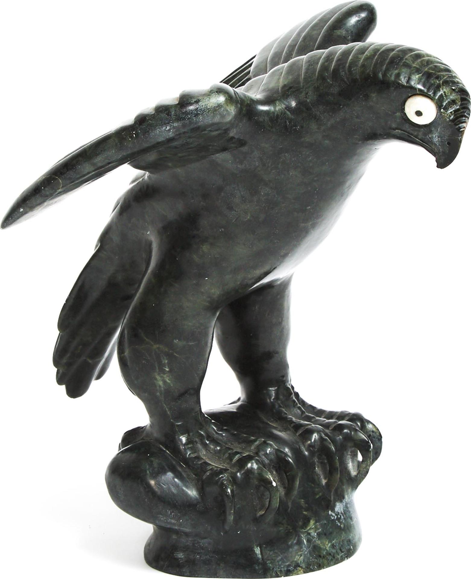 Charlie Ugyuk (1931-1998) - Perched Falcon