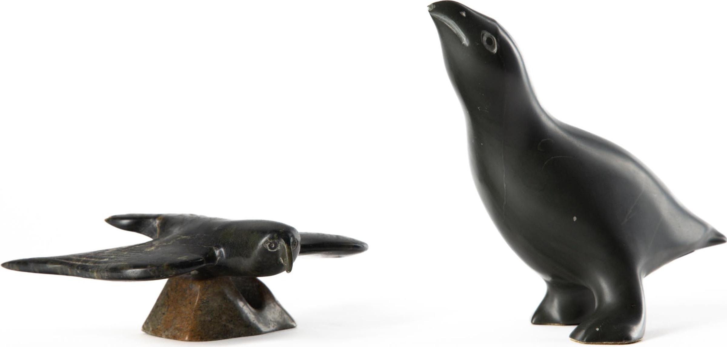 Allie Appaqaq (1915-1986) - Two Birds