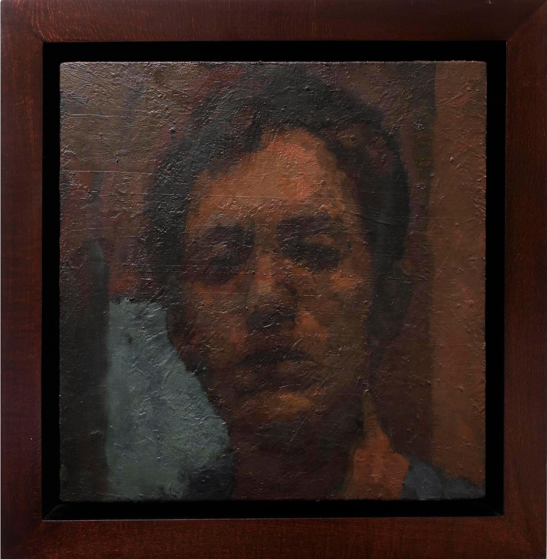 Olivier Longpré - Autoportrait Devant Porte Ouverte