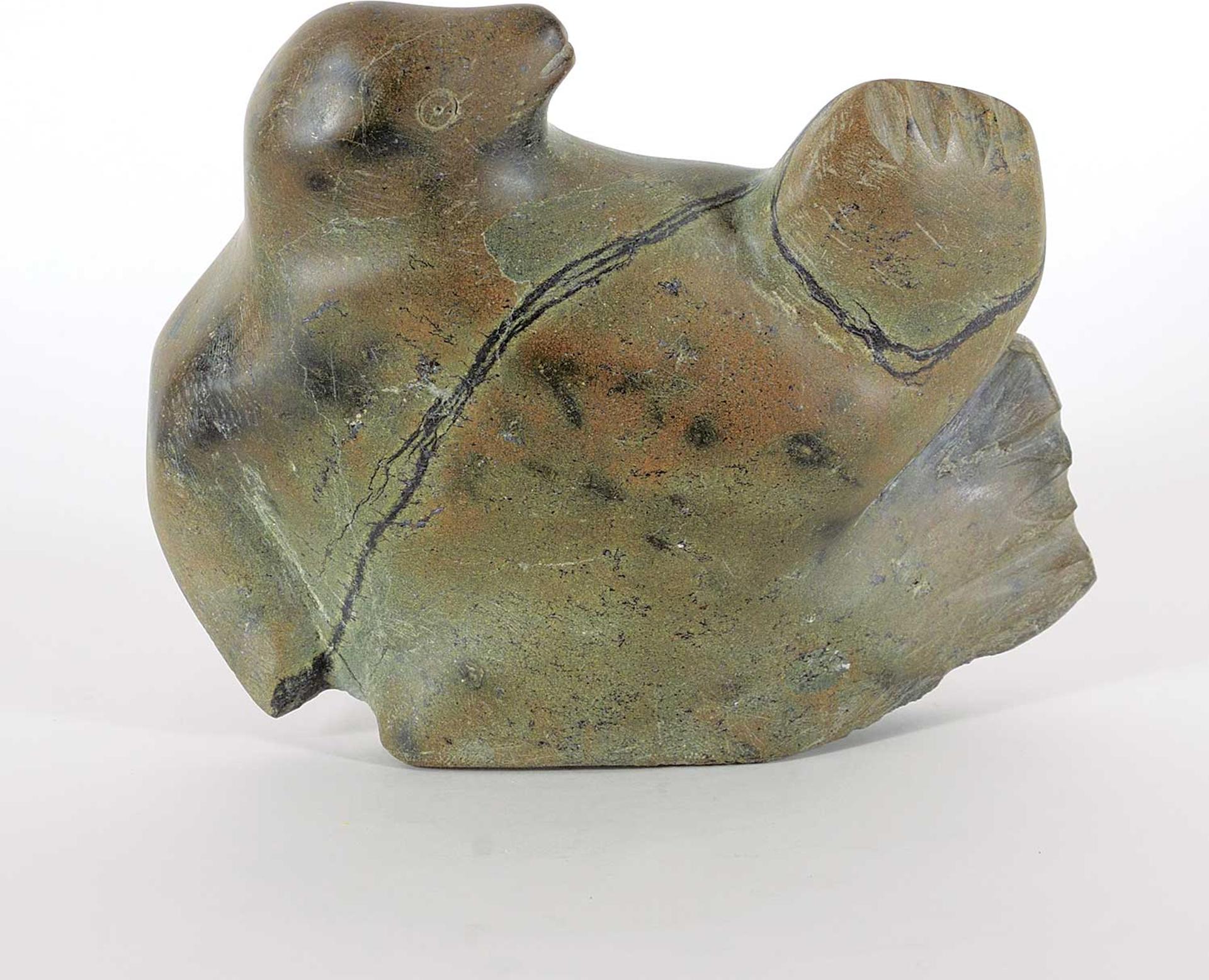 Joanassie Igiu (1923-1981) - Untitled - Stretching Bird