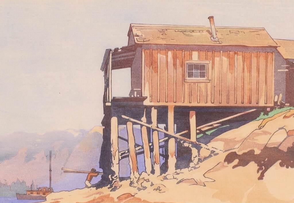 Walter Joseph (W.J.) Phillips (1884-1963) - Gerrans Bay, Pender Harbour, B.C.; 1935