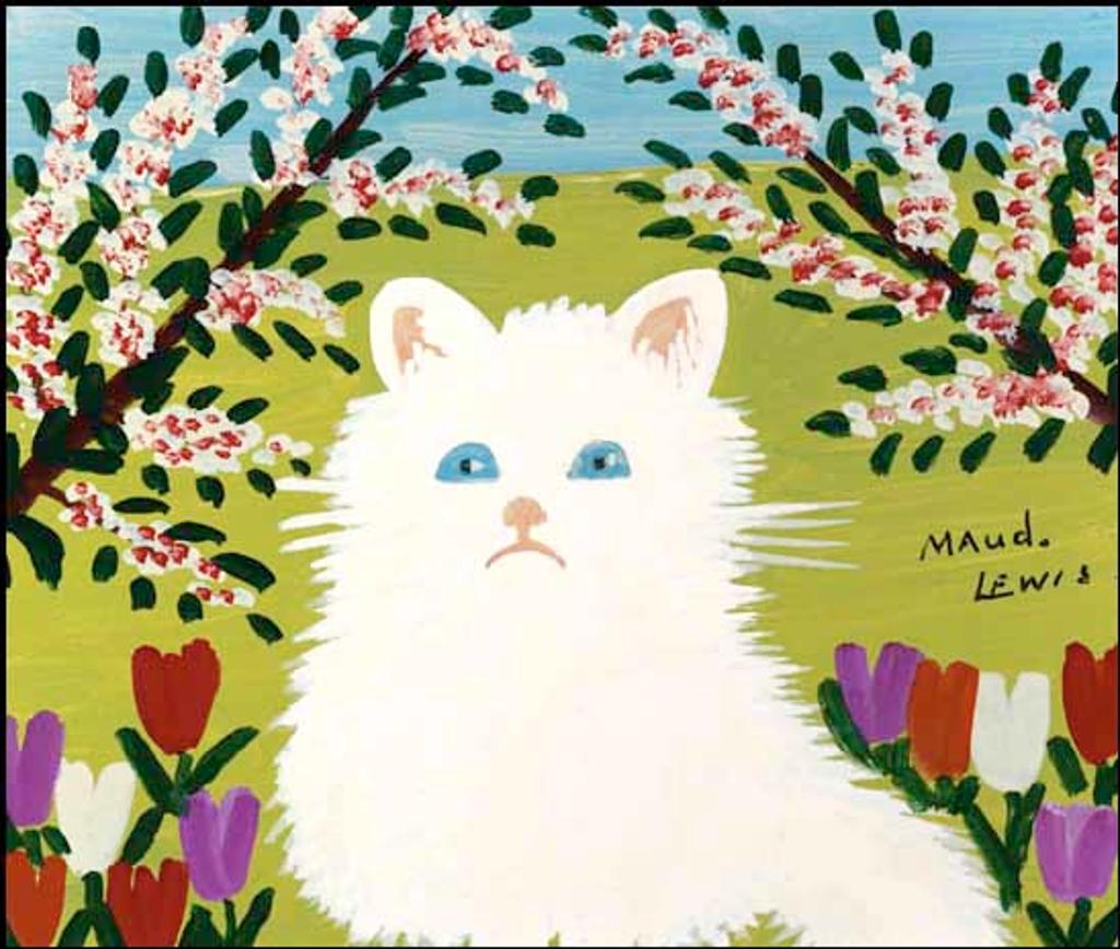 Maud Kathleen Lewis (1903-1970) - White Cat