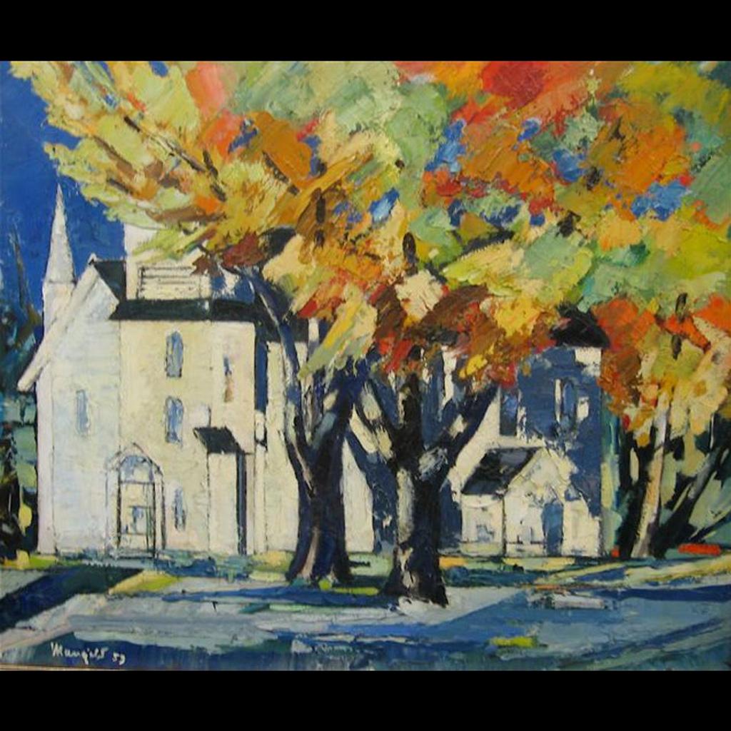 Carl Mangold (1901-1984) - The Old White Church