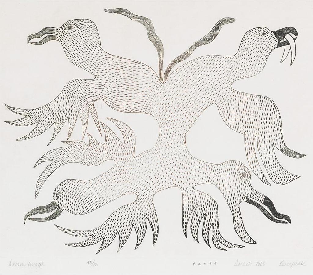 Kenojuak Ashevak (1927-2013) - Dream Image