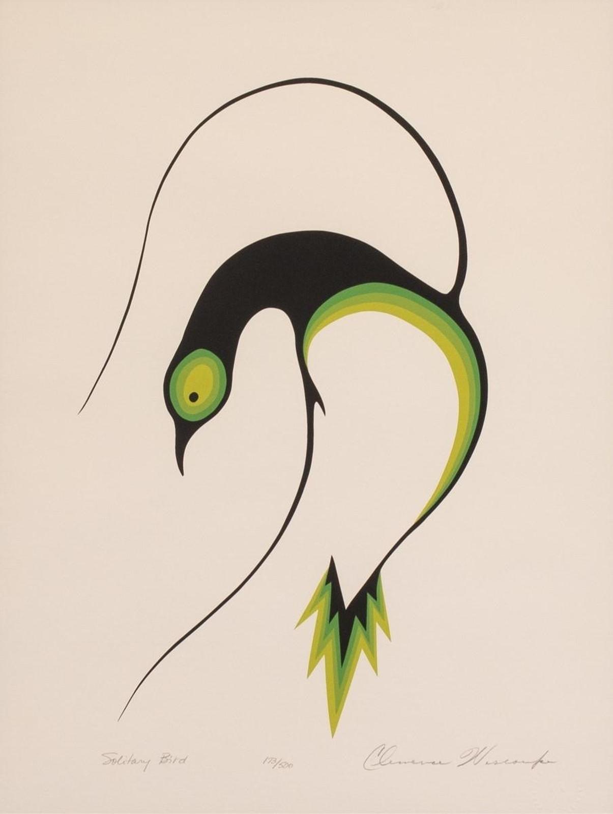 Clemence Wescoupe (1951-2018) - Solitary Bird; ed. #173/500