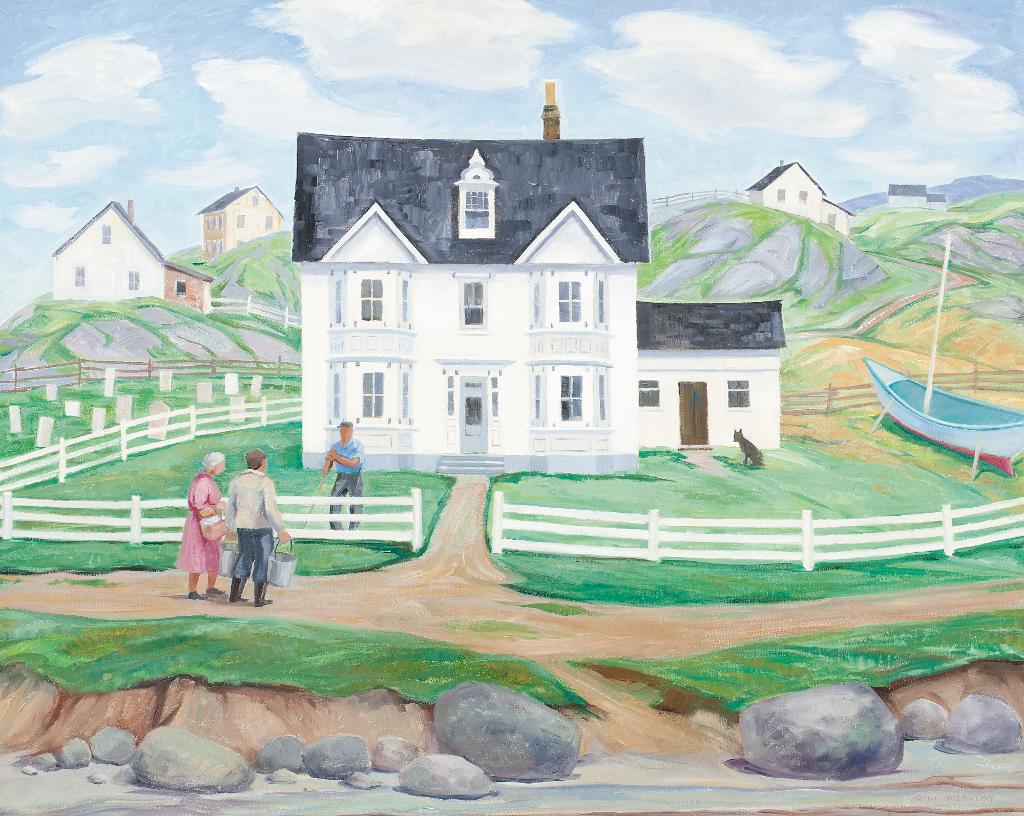 Doris Jean McCarthy (1910-2010) - Captain Troake's House, Hart's Cove, Nfld