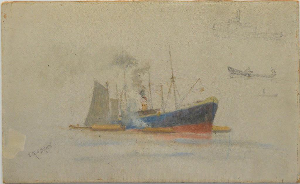 Lucius Richard O'Brien (1832-1899) - Study of Boats