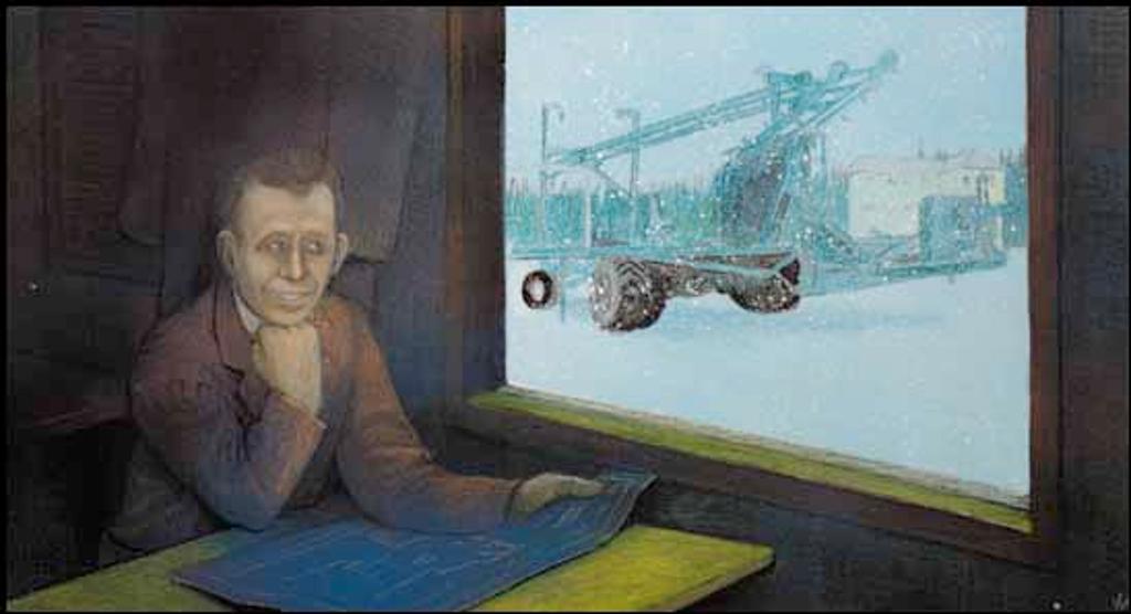 William Kurelek (1927-1977) - Profession Under a Roof