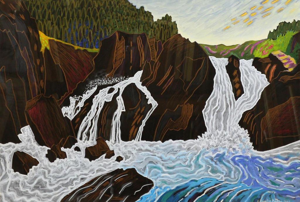Anne Meredith Barry (1932-2003) - Aquafort Falls; 1992