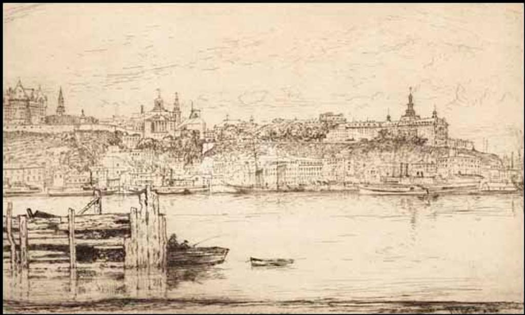 Robert Wakeham Pilot (1898-1967) - View of Quebec City from Levis