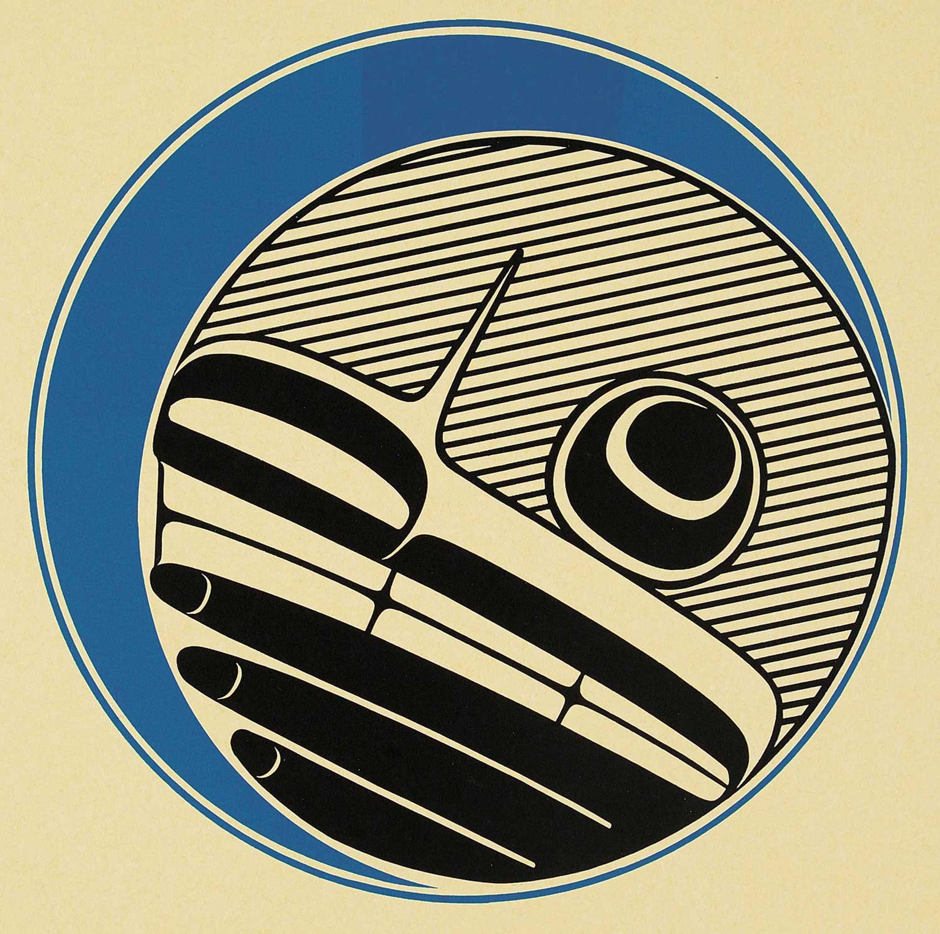 Robert Charles Davidson (1923) - Moon [Green and Black on White]