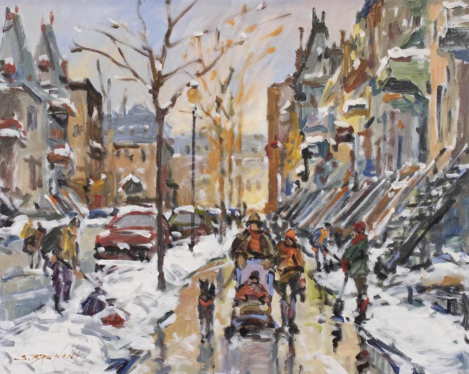 Serge Brunoni (1938-2020) - Montreal, Rue Laval