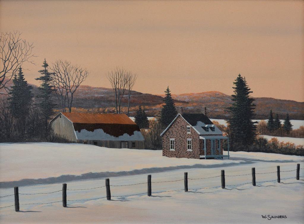 William (Bill) J. Saunders (1948) - Stone Farmhouse