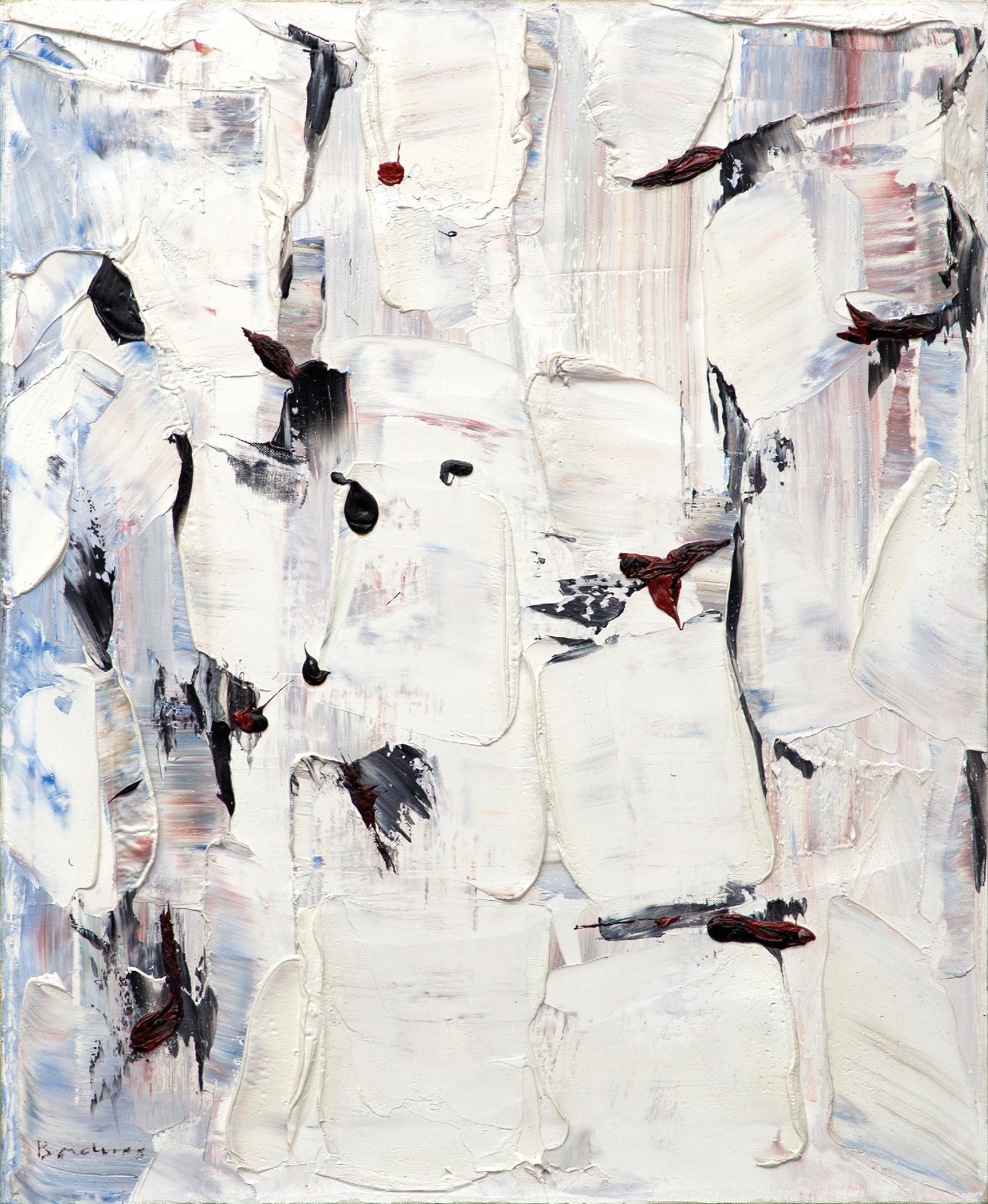 Paul-Émile Borduas (1905-1960) - Modulation aux points noirs, 1955