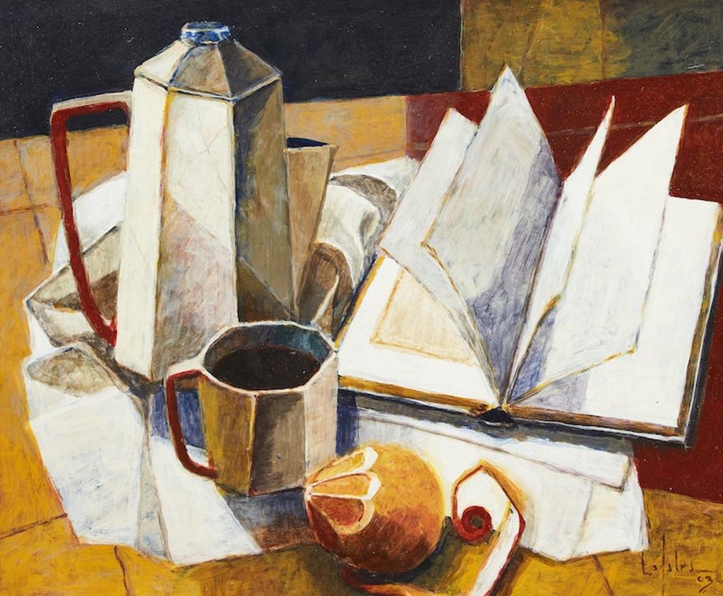 Pierre Lefebvre (1954) - Dejeuner et livre