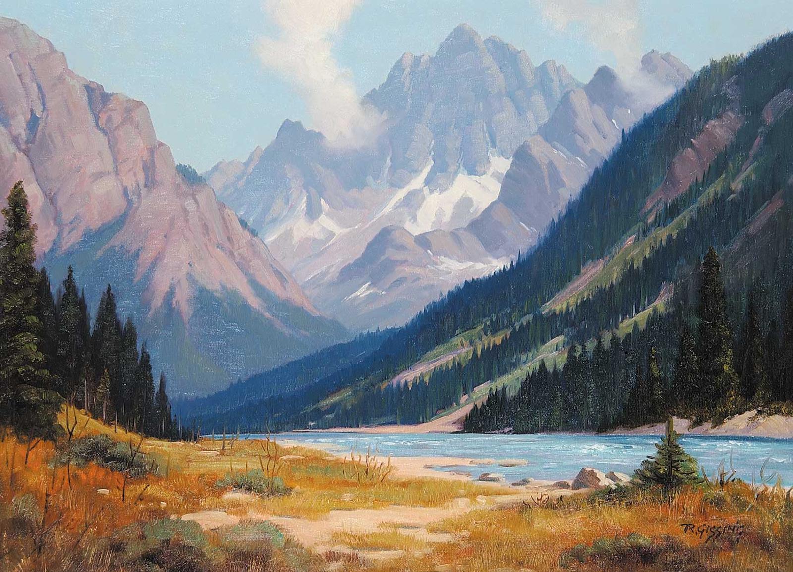Roland Gissing (1895-1967) - On Vermilion River