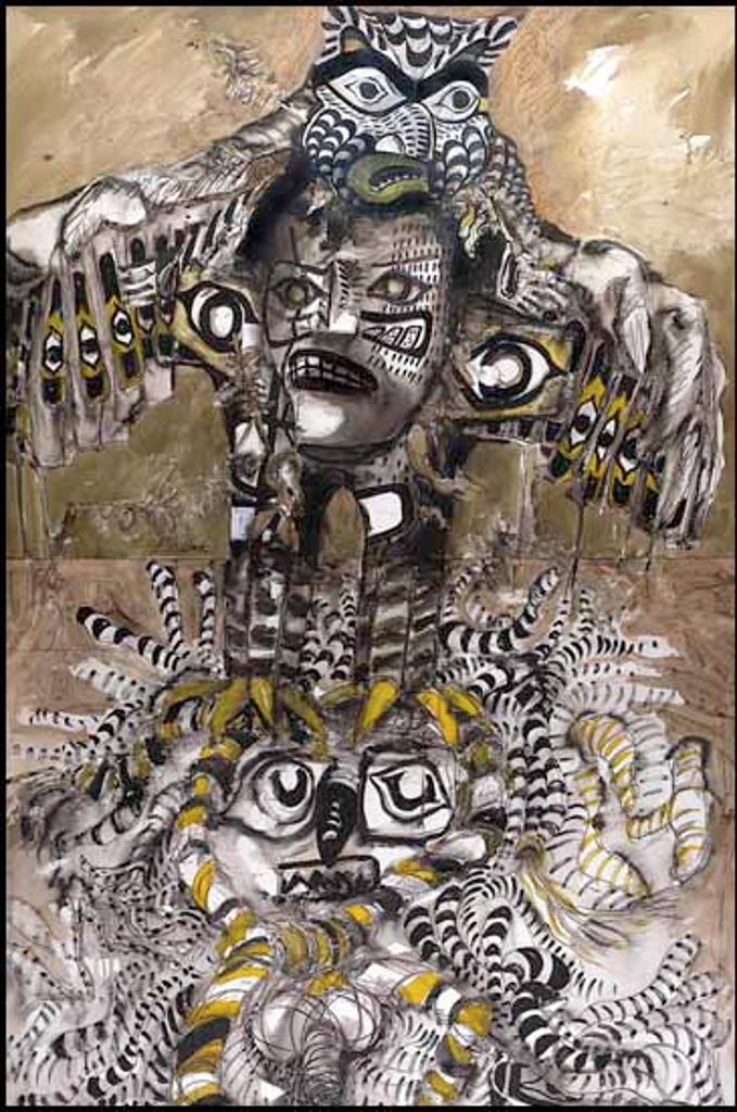 Jack Leaonard Shadbolt (1909-1998) - Guardian Spirit of Owl