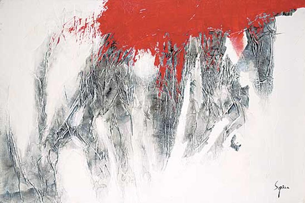 Sophia Paleotheodoros - Untitled - Red, Black and White