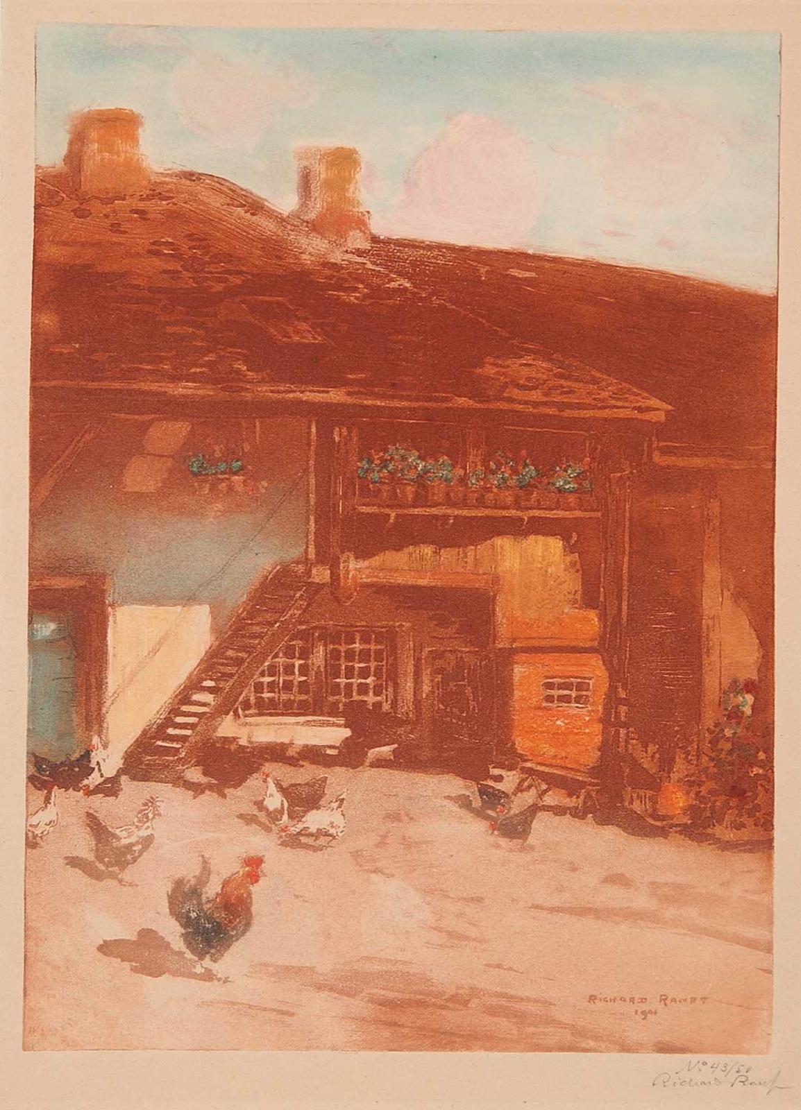 Richard Ranft - Cour de ferme dans le Jura $43/50