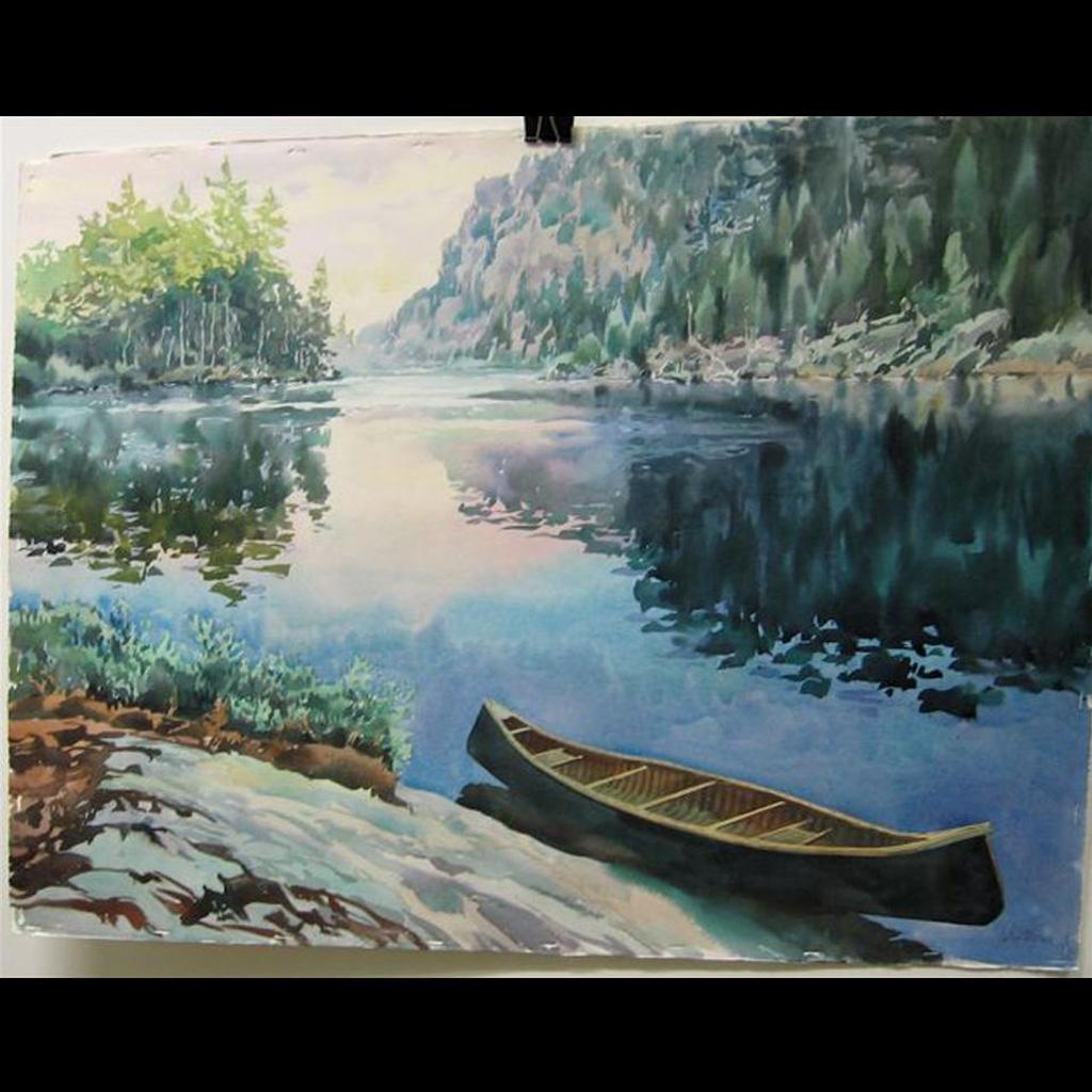 Clive Powsey (1958) - Portage At Shishkongabikong Lake, Temagami Area