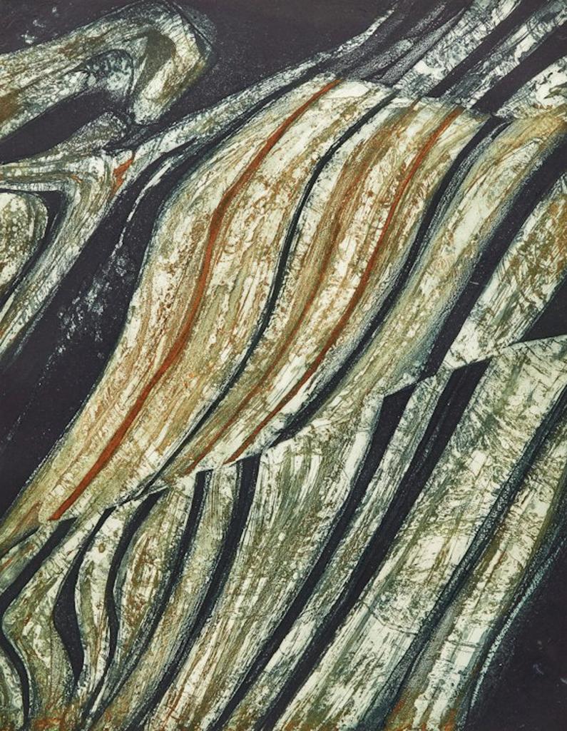 Edward John (Ted) Bartram (1938-2019) - Folded Rock (Canadian Shield Series)