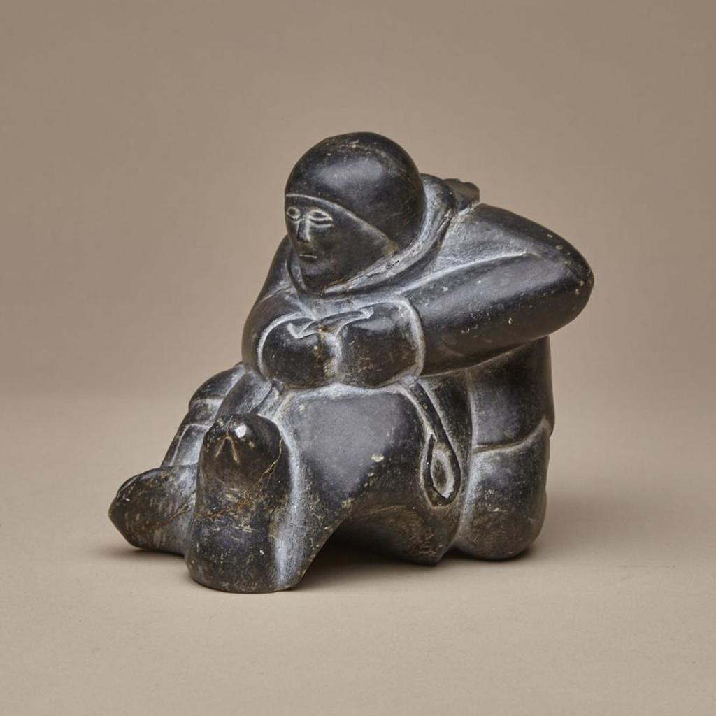 Annie Mikpiga (1900-1984) - Hunter Pulling Seal