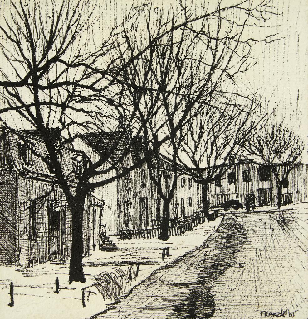 Albert Jacques Franck (1899-1973) - Bottom of Sumach Street