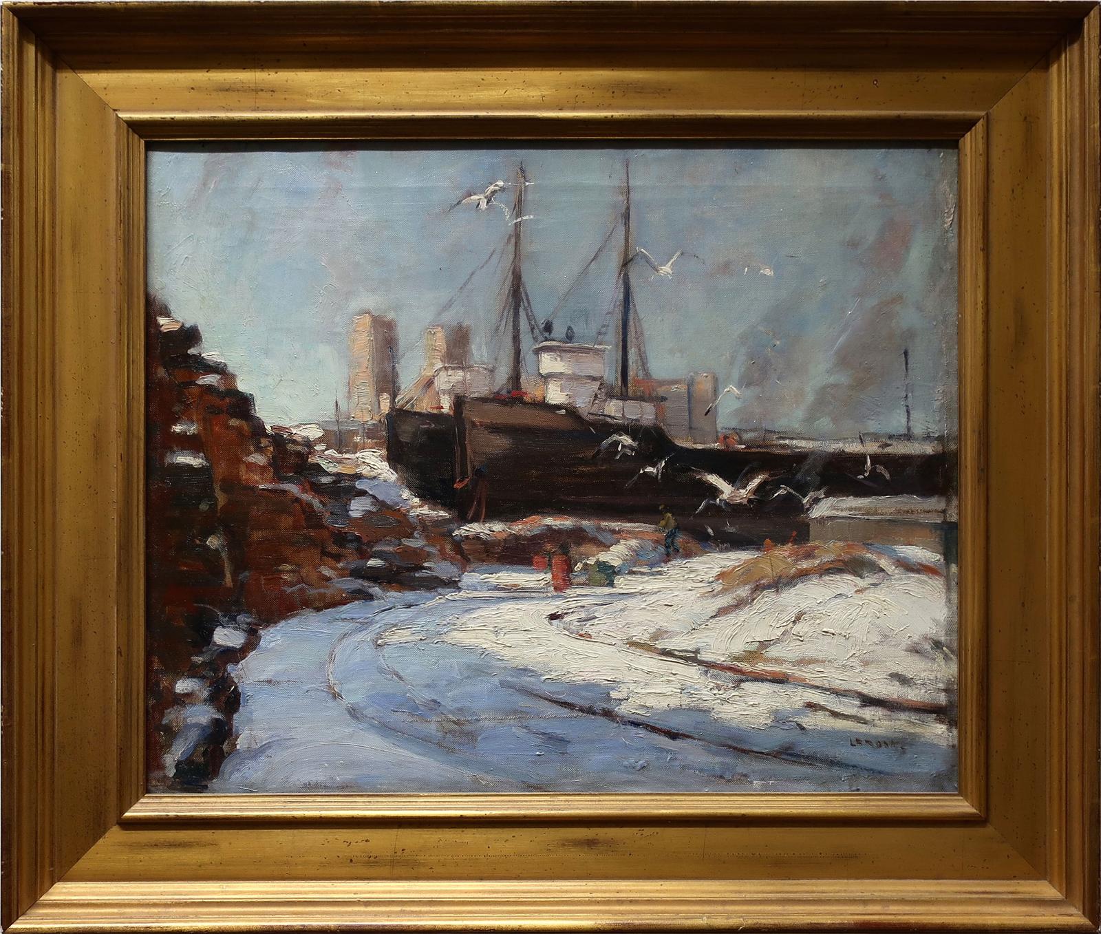 Frank Leonard Brooks (1911-1989) - Scrap-Iron Freighters