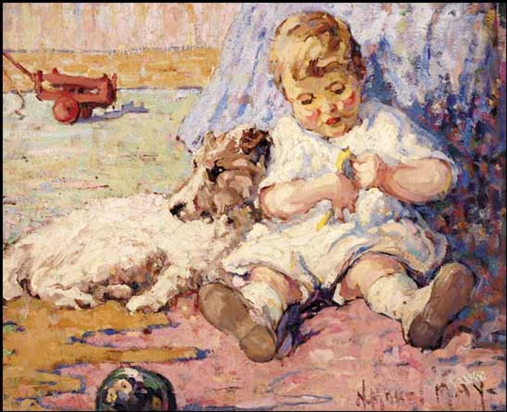 Henrietta Mabel May (1877-1971) - Child and Dog