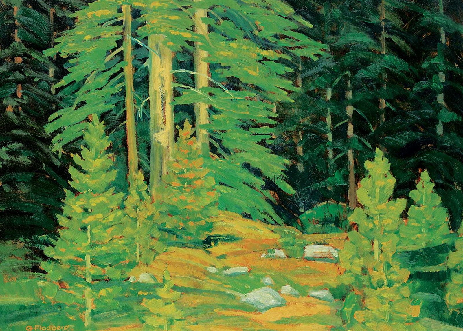 Gilbert A. Flodberg (1938) - Untitled - Forest Floor
