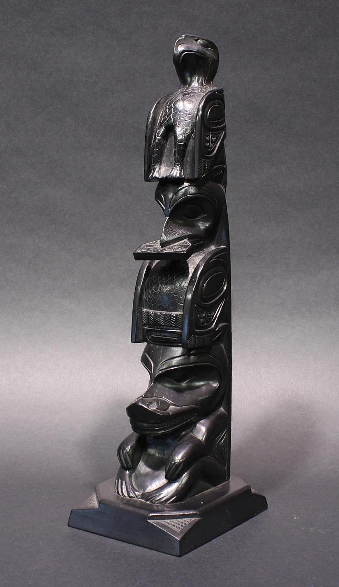 Rufus Moody (1923-1998) - a large argillite pole