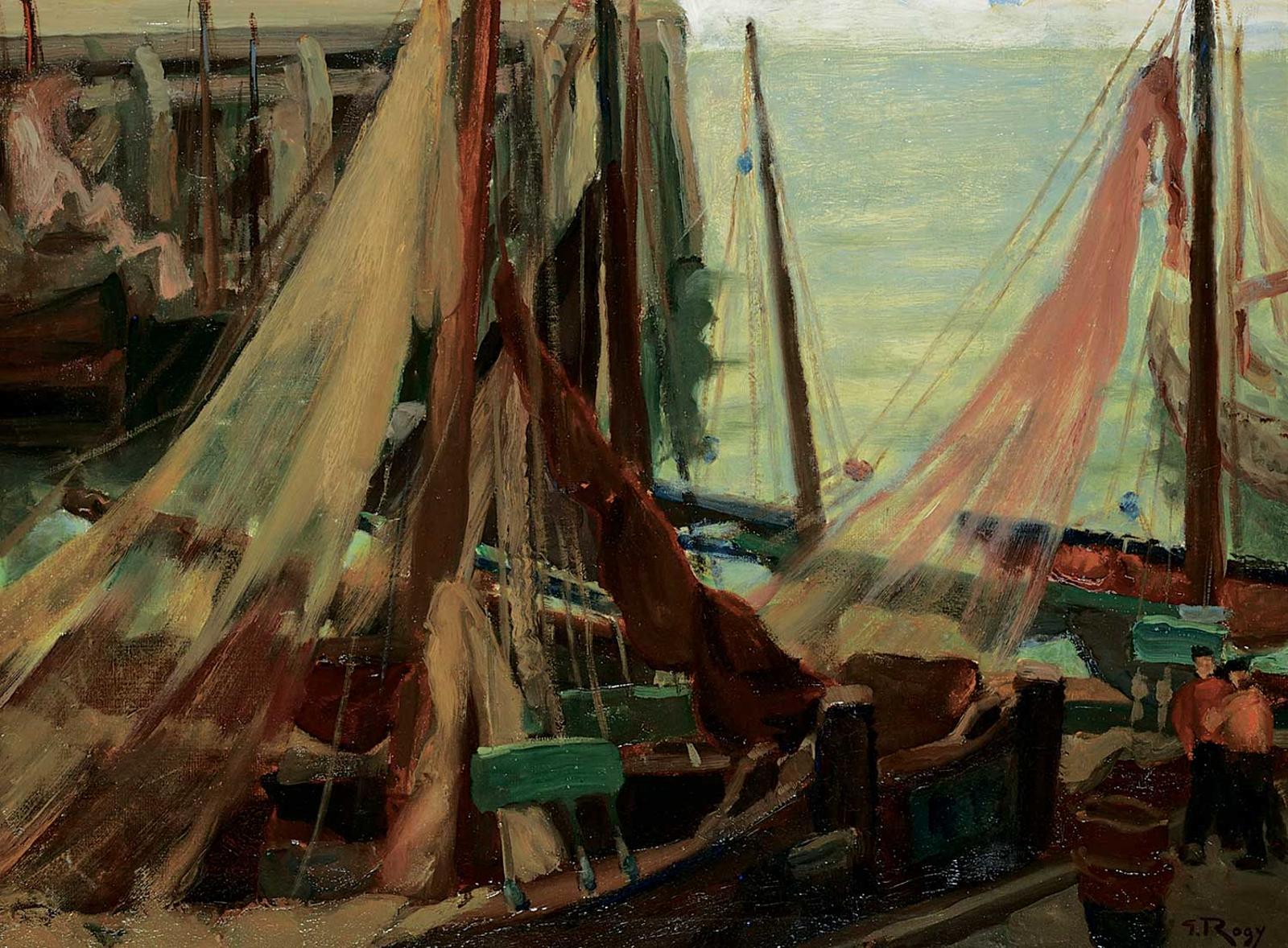 Georges Rogy - Untitled - View of Ostend