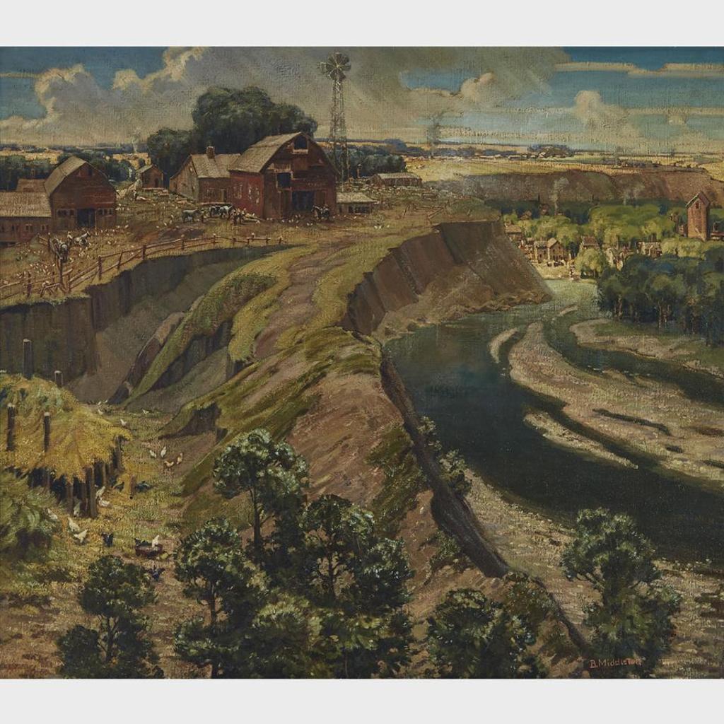Bernard Middleton (1909-1996) - Sheep River Valley (Okotoks)