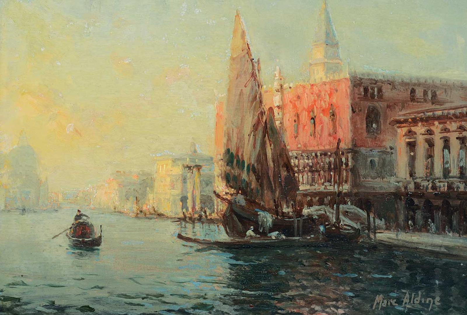 Antoine Bouvard (1870-1956) - Untitled - Venice Canal