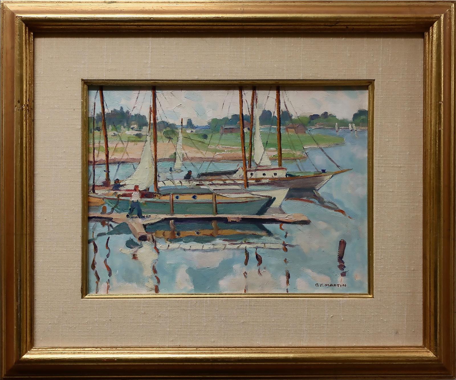 Bernice Fenwick Martin (1902-1999) - Small Craft, Ashbridge's Bay, Toronto, Ont.