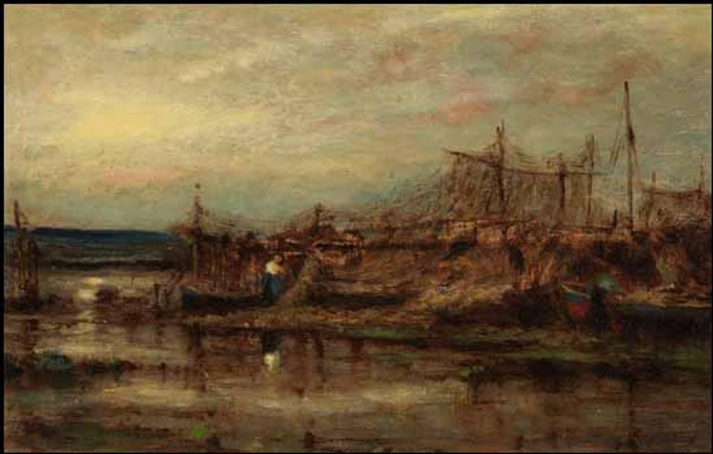 John A. Hammond (1843-1939) - Fish Nets, St-John, NB