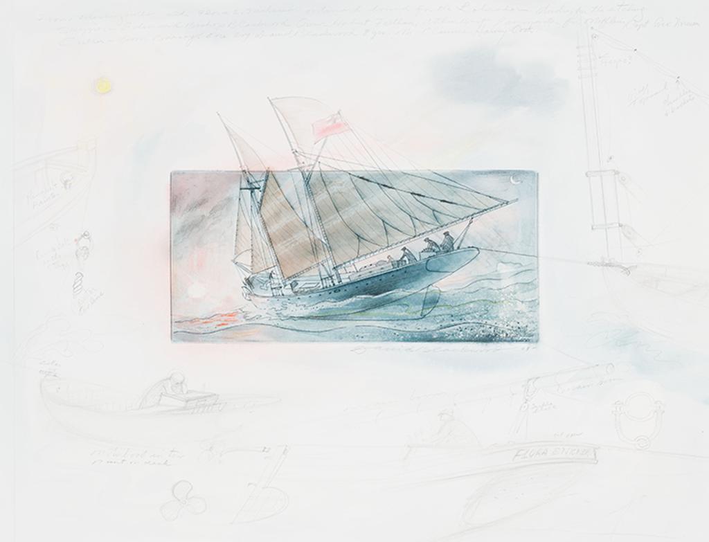 David Lloyd Blackwood (1941-2022) - Study for The Nickerson Outward Bound for the Labrador