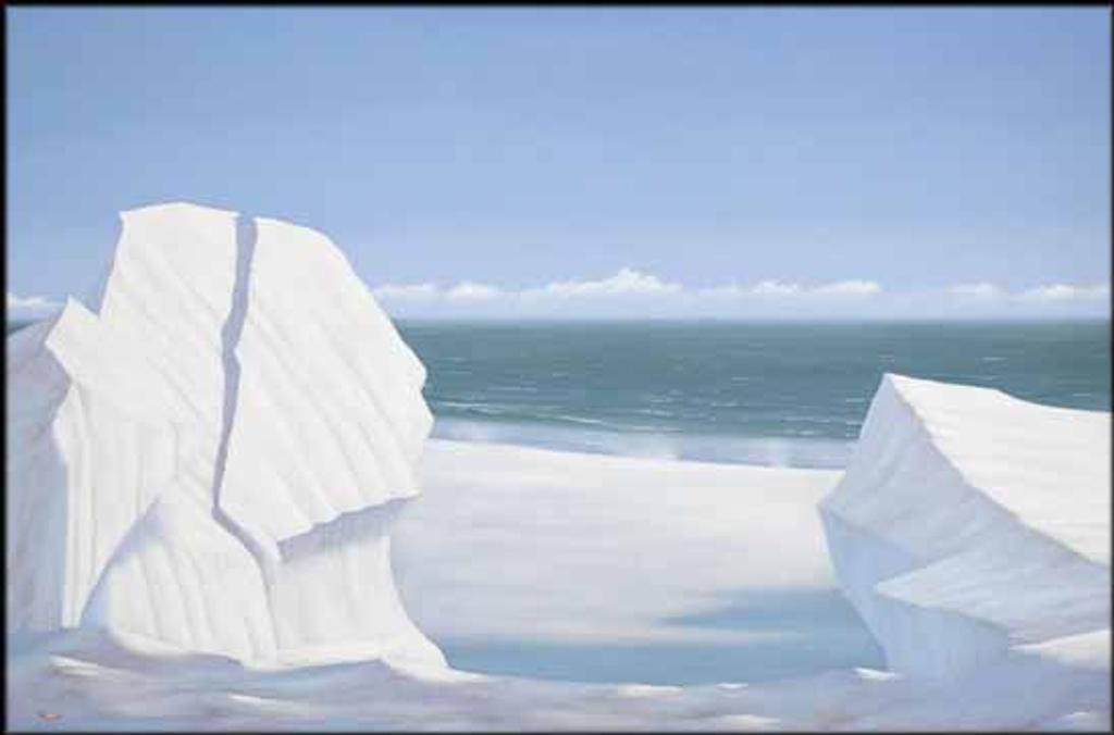 Malcolm Rains (1947) - Winter Shoreline, Lake Ontario