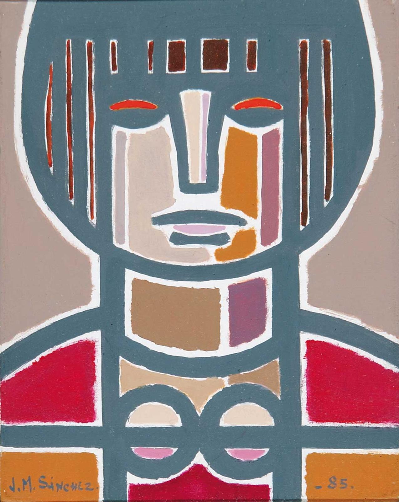 Juan Manuel Sanchez (1930-2016) - Untitled - Portrait of a Woman