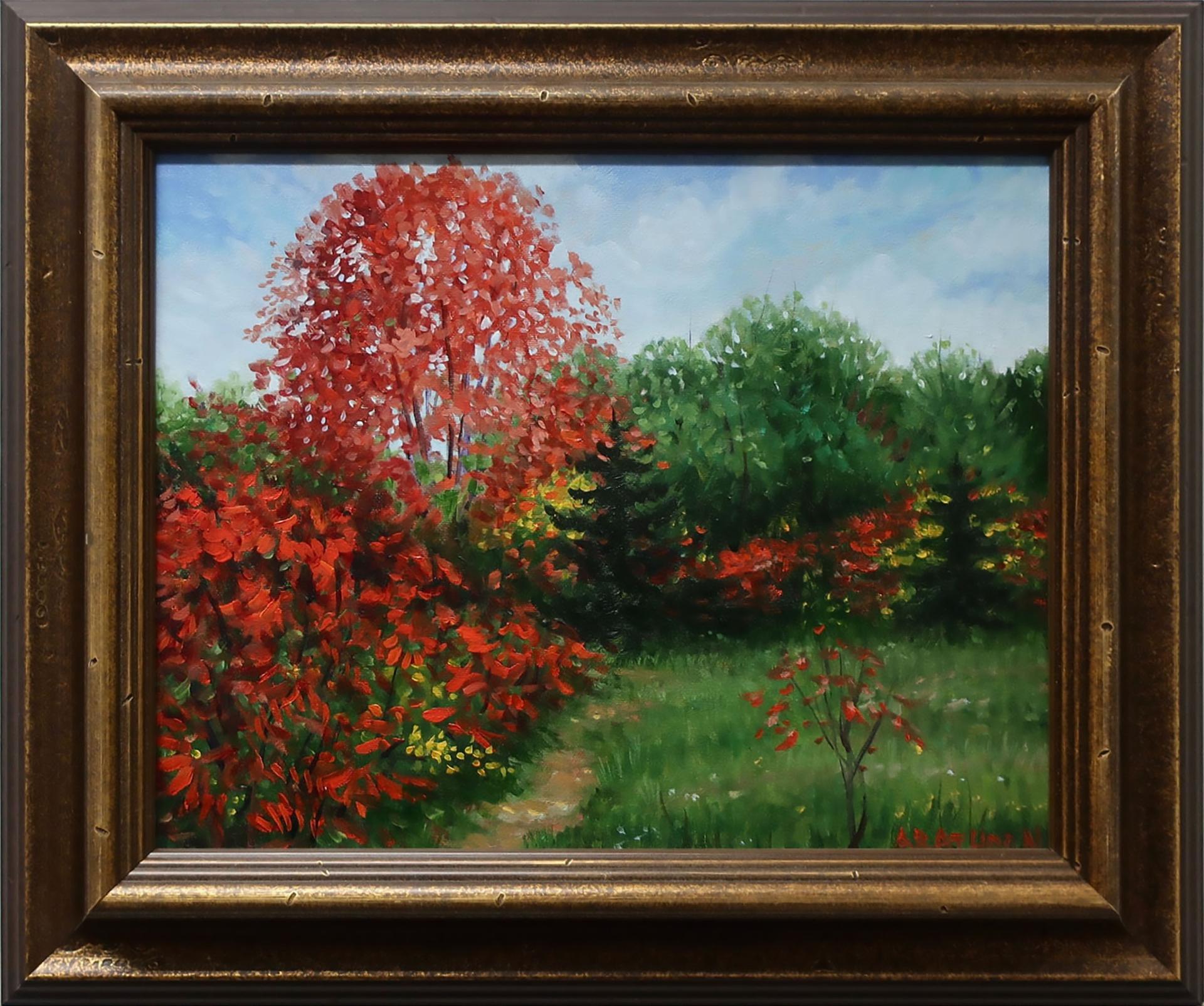 David Arathoon (1959) - Country Scene In Autumn
