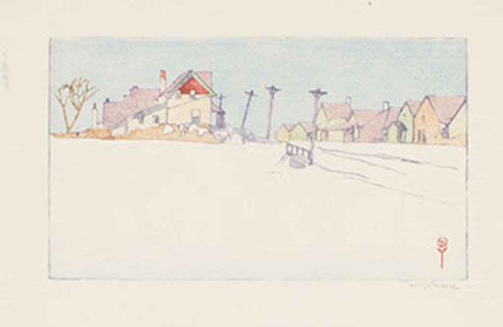 Walter Joseph (W.J.) Phillips (1884-1963) - A Suburban Street