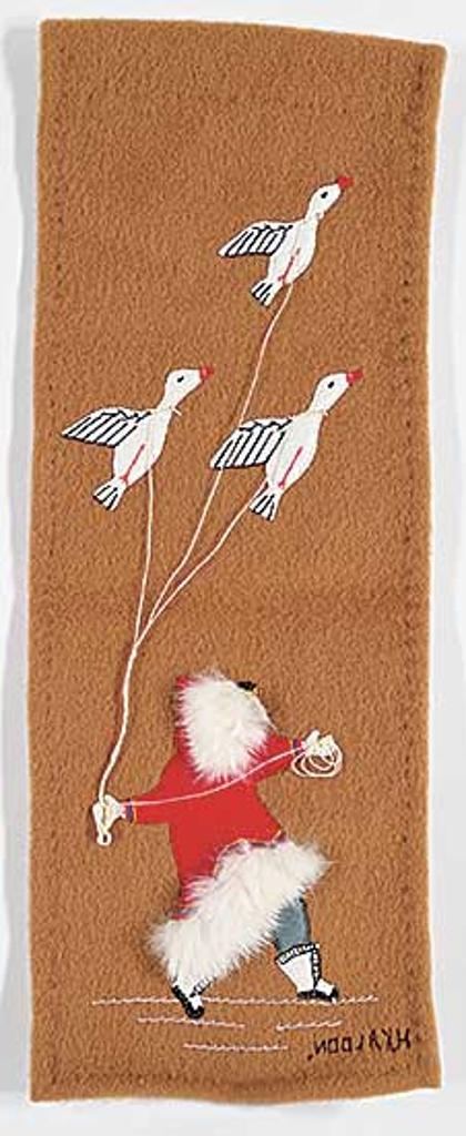 Helen Kaloon (1959) - Untitled - Girl Catching Birds