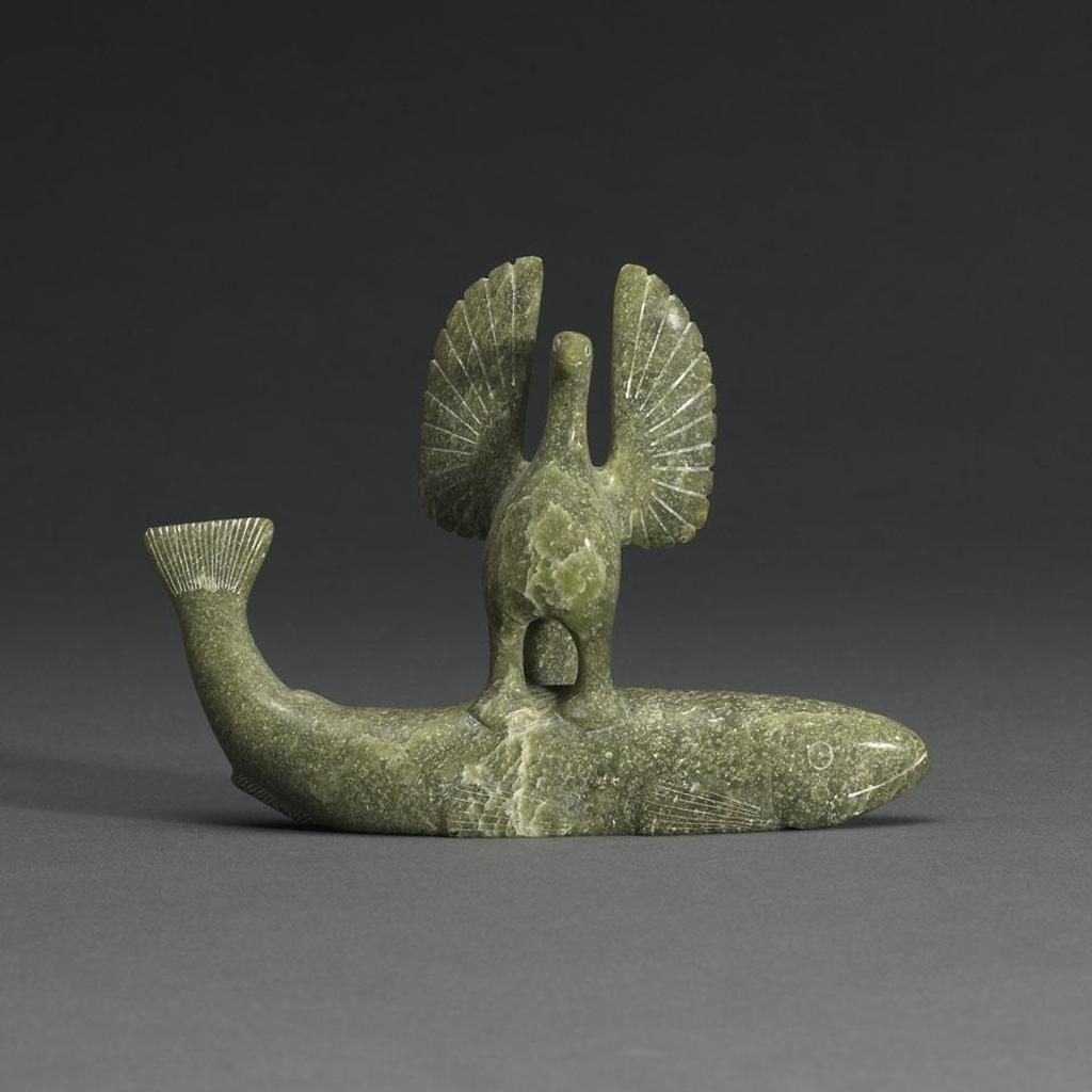 Abraham Etungat (1911-1999) - Bird And Fish