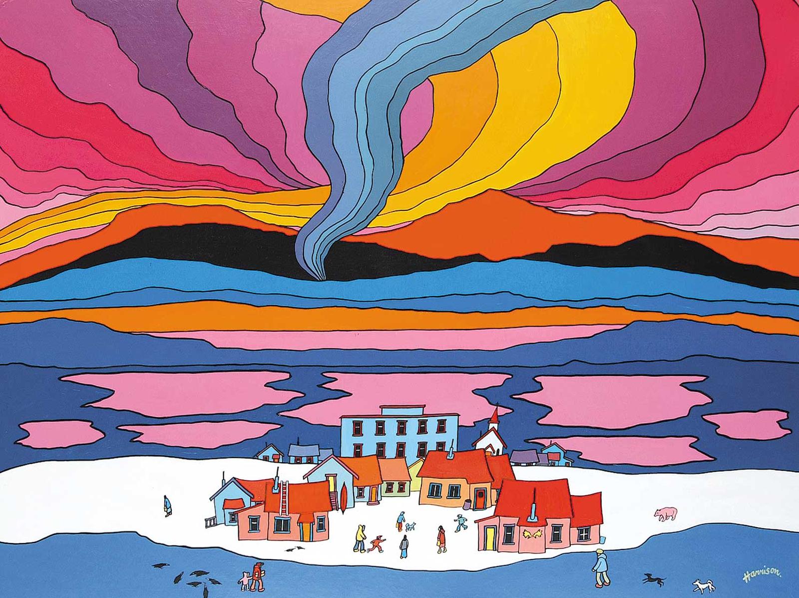 Ted Harrison (1926-2015) - Golden Yukon