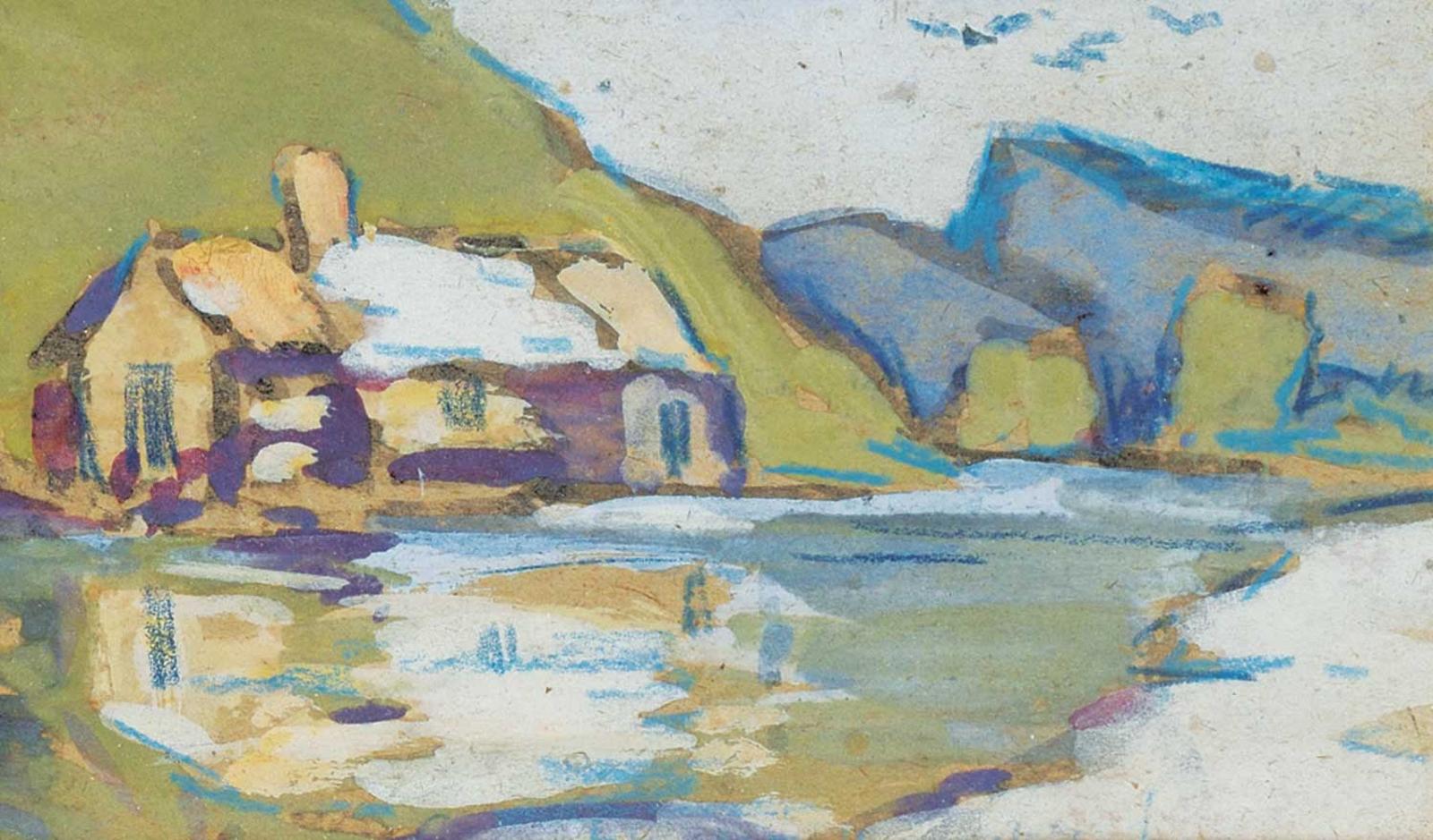 Florence Helena Mcgillivray (1864-1938) - Untitled - Reflection of Home